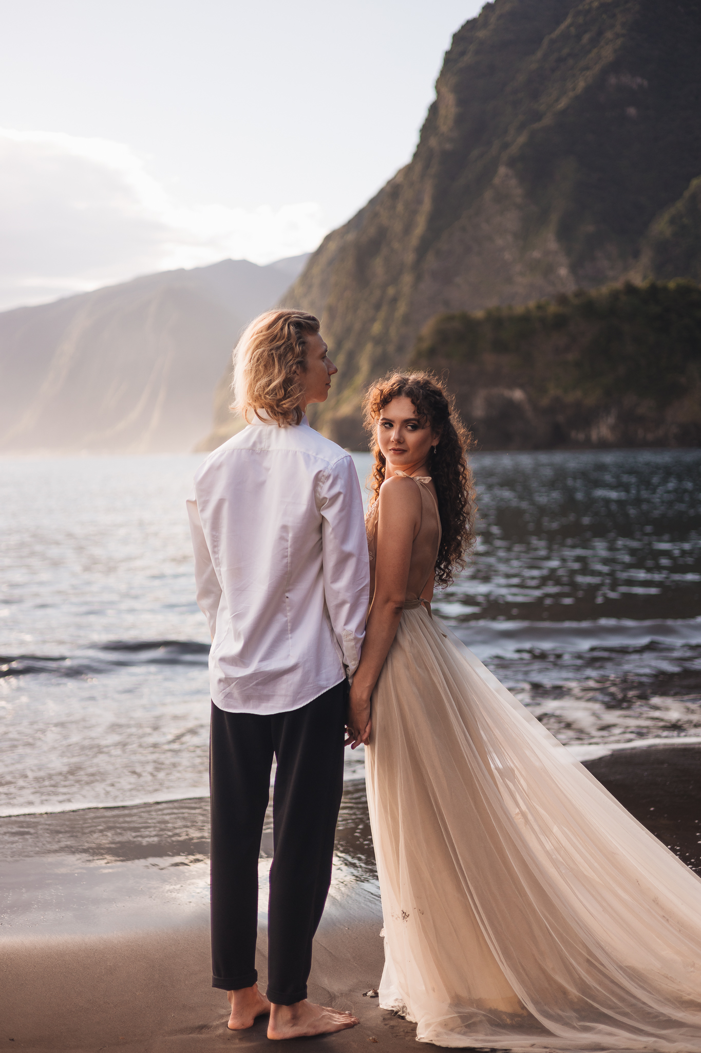 Couple eloping on Madeira